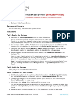 Structured Cabling Setup in Packet Tracer | PDF | Network Switch ...