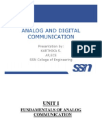 Fundamentals of Analog Communication: Amplitude Modulation