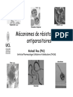 Mécanismes de Résistance Aux Antiparasitaires: Mickaël Riou (PHD)