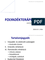 Folyadékterápia: DR Erdélyi Dániel