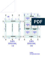 Planta Estructural - 1.50 Planta Estructural 0+00: C B A C B A