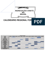 Calendário Regional Formiga 2023