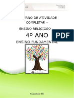 Caderno de Atividade Complementar Ensino Religioso 4 Ano