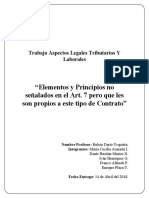 Elementos y Principios No Señalados en El Art. 7 Pero Que Les Son Propios A Este Tipo de Contrato