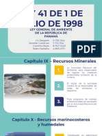 Ley 41 de 1 de Julio de 1998: Ley General de Ambiente de La República de Panamá