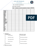 2º El Sustantivo Ficha