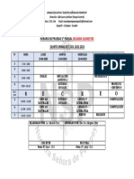 HORARIO DE PRUEBAS 1er PARCIAL SEGUNDO QUIMESTRE