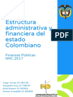 Estructura Estructura Administrativa y Administrativa y Financiera Del Financiera Del Estado Estado Colombiano Colombiano