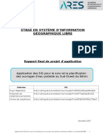 Stage en Système D'Information Géographique Libre: Rapport Final de