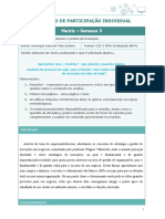 Trabalho de Participação Individual: Matriz - Semana 3