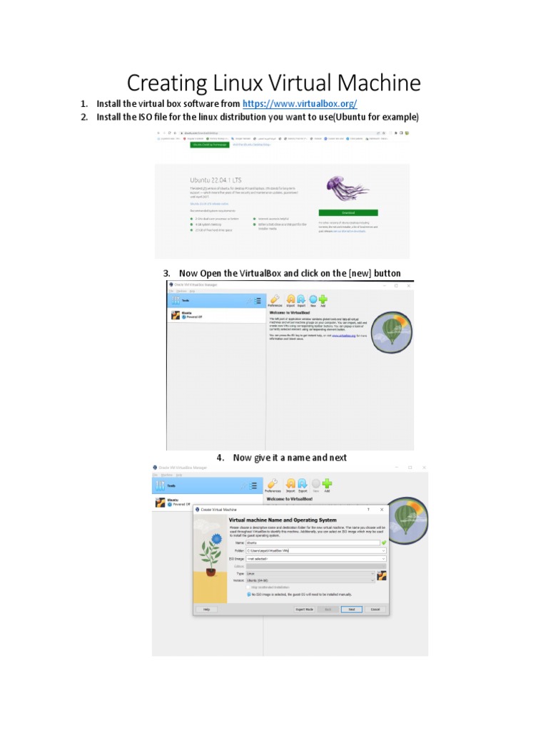 Creating Linux Virtual Machine PDF