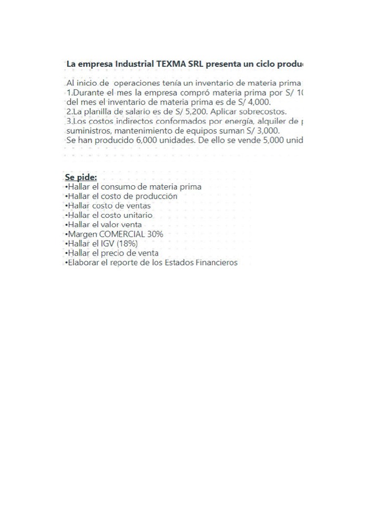 Análisis de Costos y Resultados 2023 | PDF | Estado de resultados ...