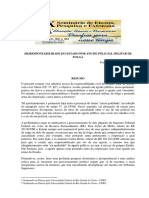 Resumo Simples - IRRESPONSABILIDADE DO ESTADO POR ATO DE POLICIAL MILITAR DE F