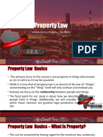 Introduction To Property Law