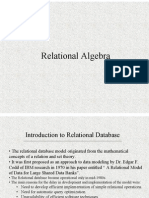 Relational Algebra 
