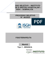 Processo Seletivo - Instituto de Saúde E Gestão Hospitalar - Isgh - Sobral/Ce