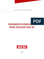 Regimento da Rede Escolar SESI-SP