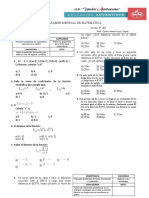 Examen de Mensual N°4 de Matemática - 5to Año