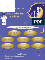 Assalamualaikum: Anak Shalih Dan Shalihah