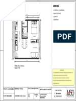 Planta Baixa Técnica Casa 4 Ambientes