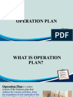Operation Plan