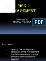 Risk Management: Manoj Verma