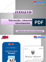 Telesalud: Teleconsulta, Telemonitoreo y Teleorientación