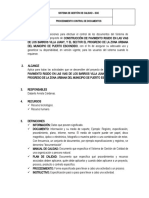 PRO - GG.01 Control de Documentos