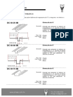 Entrecalles para Tableros: DC 50-25 SE