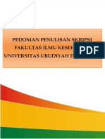 Pedoman Penulisan Skripsi Fakultas Ilmu Kesehatan Universitas Ubudiyah Indonesia