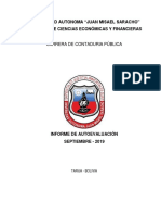 Universidad Autonoma "Juan Misael Saracho" Facultad de Ciencias Económicas Y Financieras