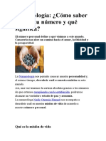 Numerología: ¿Cómo Saber Cuál Es Tu Número y Qué Significa?