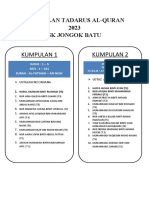 Kumpulan Tadarus Al Quran 2023