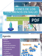 Mediciones de Los Fenómenos en Salud: Dra. Yelilsa Maricela Meléndez de Aguila