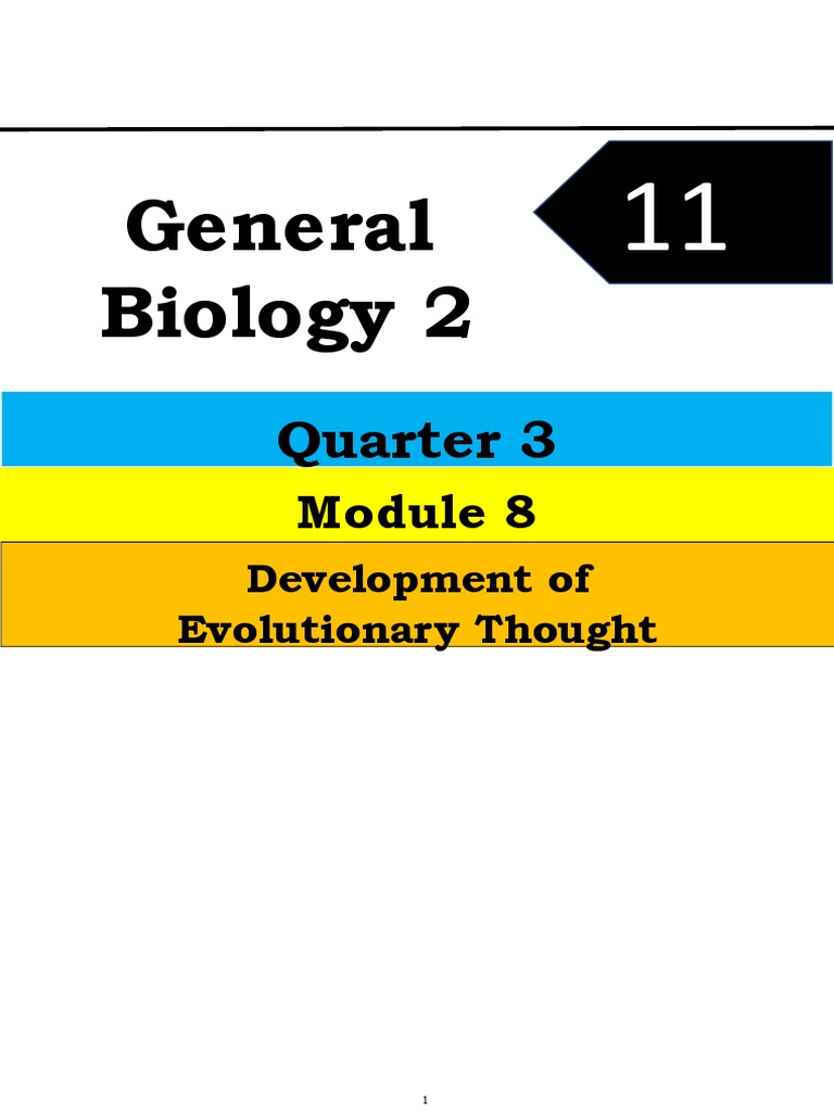 Genbio2 12 Q3 SLM8SC | PDF | Natural Selection | Evolution