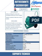 Motobomba Autocebante 26CCG-M Barnes Honda