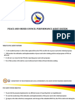 Peace and Order Council Performance Audit System