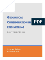 Book Geology in Engineering by S Tabon Excerpt 2022 Edited Drafted 18 May