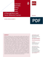 Exploring Educational Designs by Schematic Models: Visualizing Educational Value and Critical Issues of Recognition and Socio-Material Frames