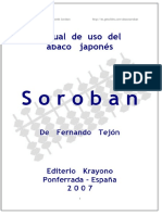 Manual de uso del ábaco japonés Soroban - PDF Descargar libre