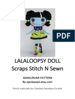 Lalaloopsy Scraps Stitch N Sewn en Español