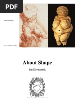 About Shape: Jan Koenderink