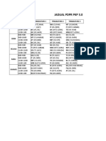 Jadual PDPR 16 Mei 2021 Update