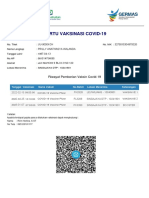 Kartu Vaksinasi Covid-19: Riwayat Pemberian Vaksin Covid-19