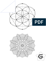 cuadernillo de geometria sagrada para pintar