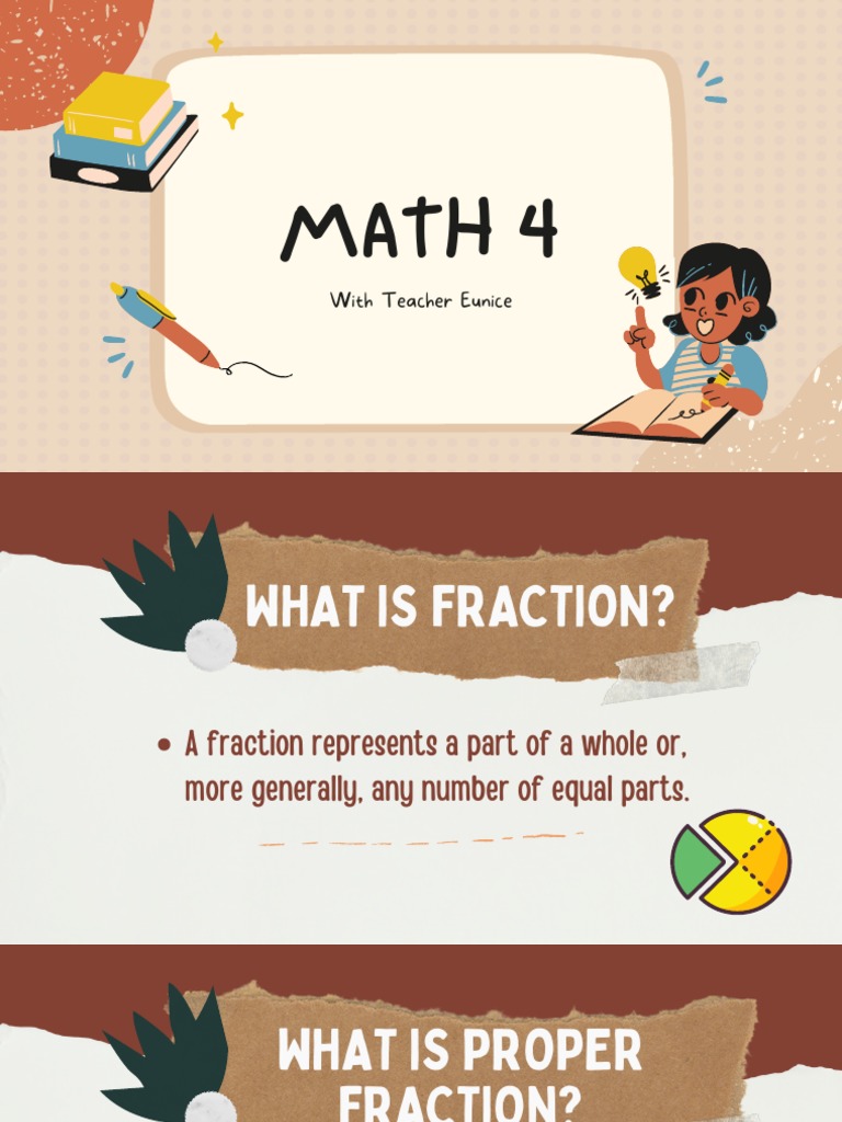 Grade 4 Fractions | PDF | Teaching Methods & Materials