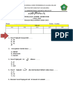 Penilaian Akhir Semester KD 2020-1