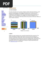 CDMA Overview: Access Schemes