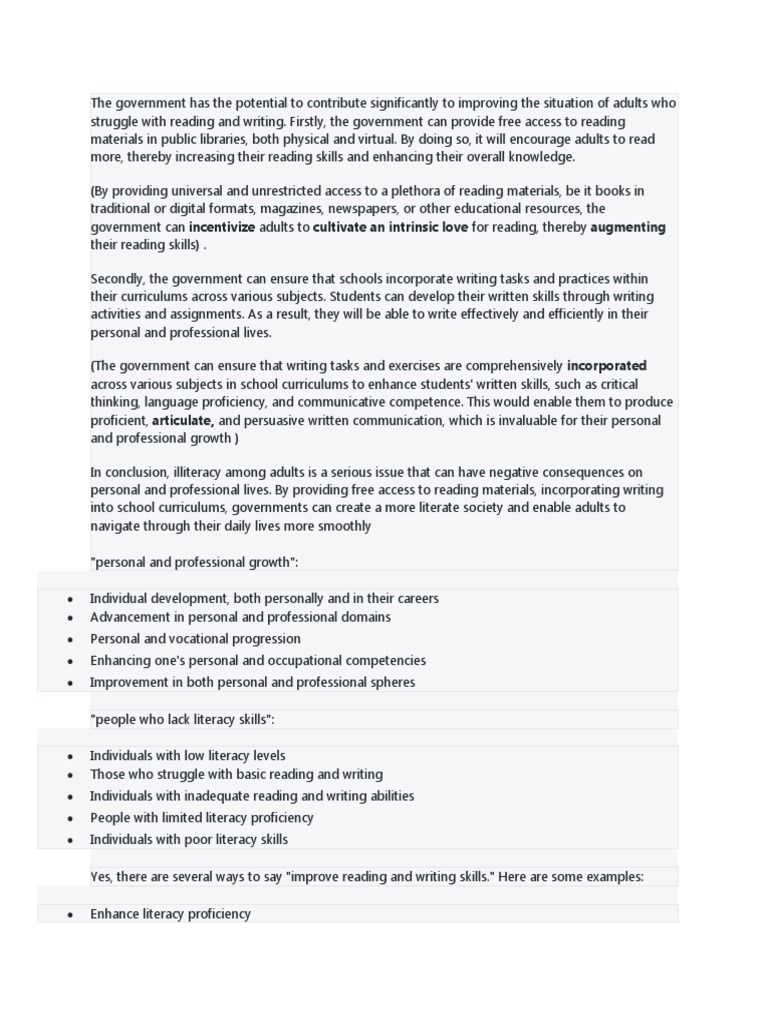 The Government Has The Potential To Contribute Significantly To