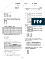 F.3 Chemistry Exercise 4 (Isotopes) (Q&A)